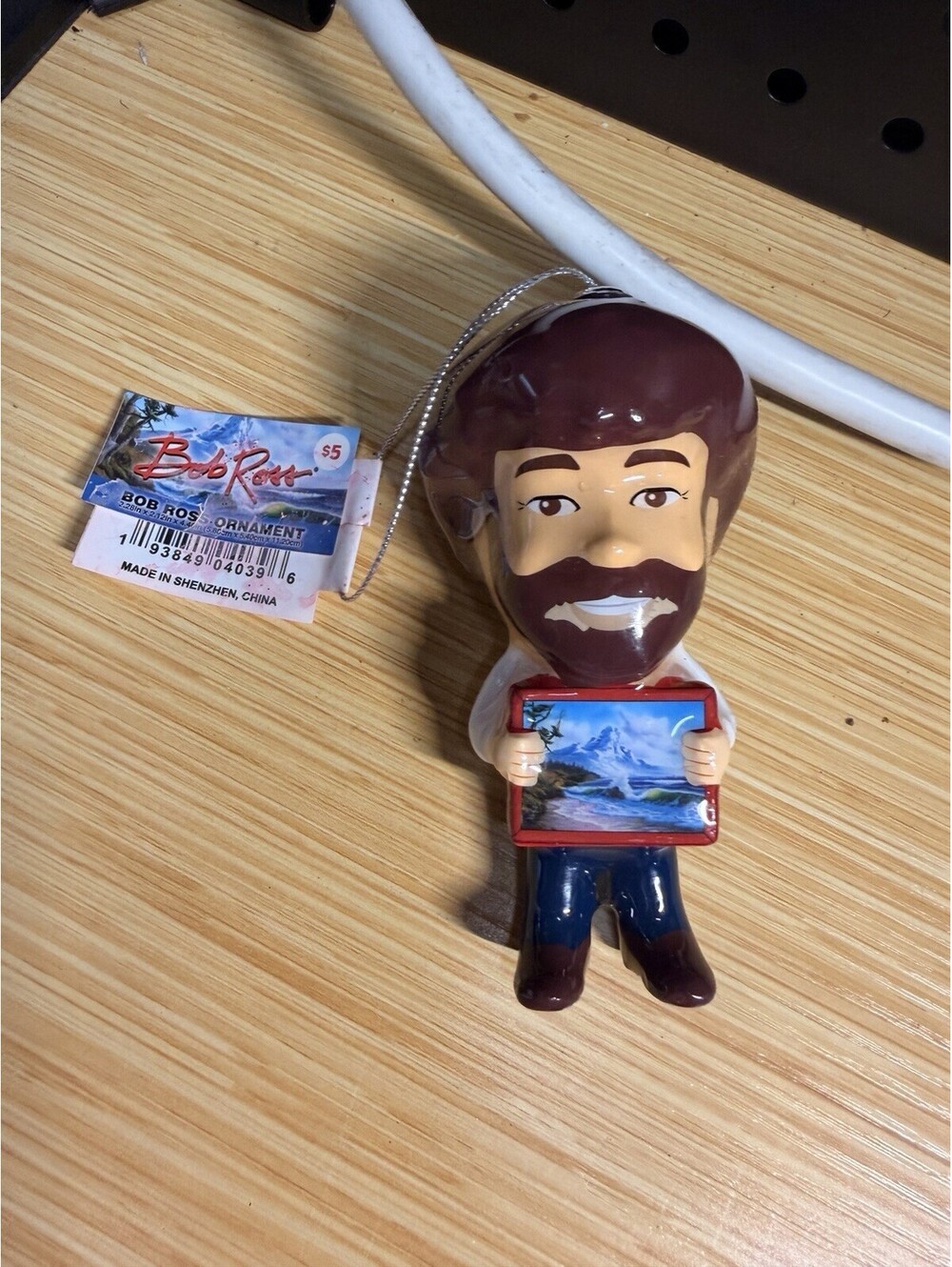 Bob Ross Christmas Tree ornament Brand New With Tags